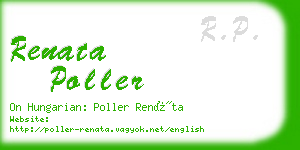 renata poller business card